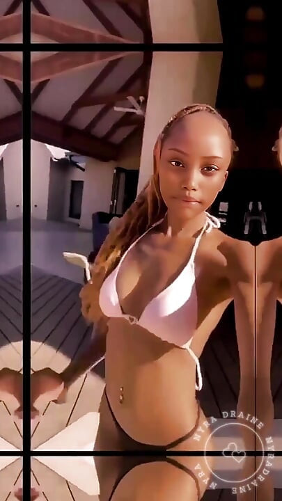 Kenyan Beauty Doing Striptease in South-africa