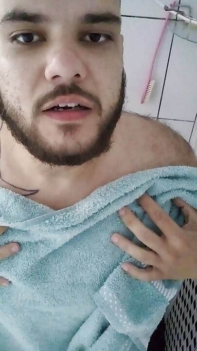 Taking a Shower in A Gym