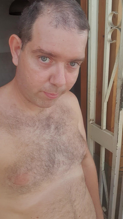 All naked at home