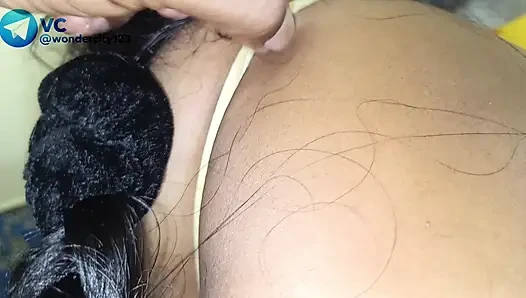 Yellow saree hot breast nipple licking