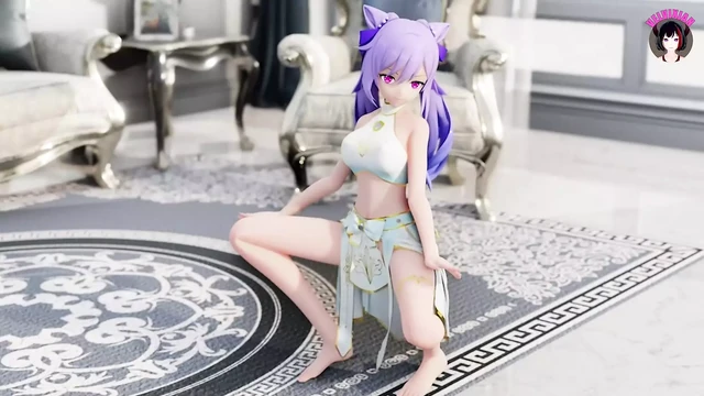 Genshin Impact - Sexy Dance + Gradual Undressing (3D HENTAI)