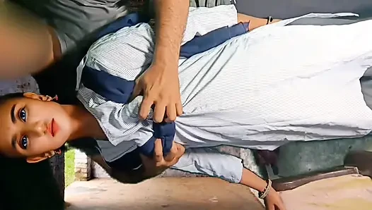 Indian Virgin School Girls First time Sex with Her Boyfriend Indian Desi school viral mms video teacher and student