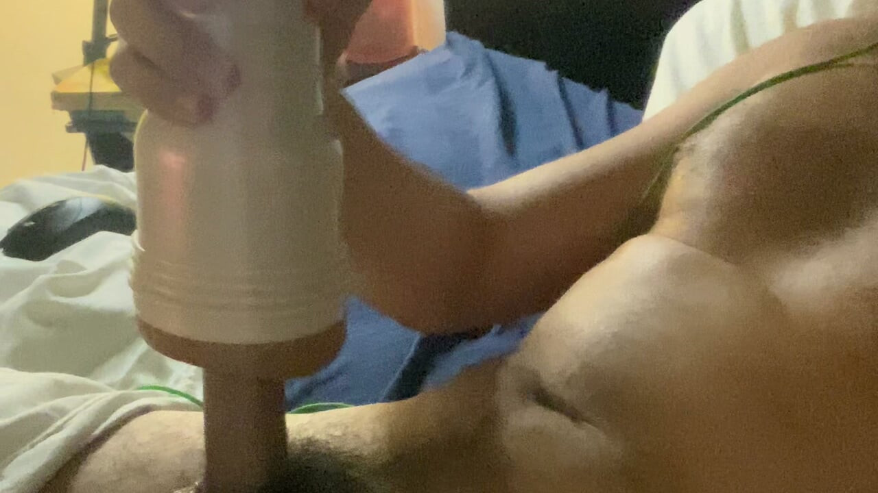 Solo Male Stroker in Bed Full Toy Compilation, No Talking