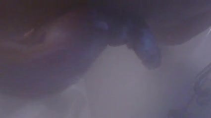 taking a shower