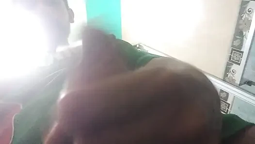 Massage and penis wiggle with happy ending