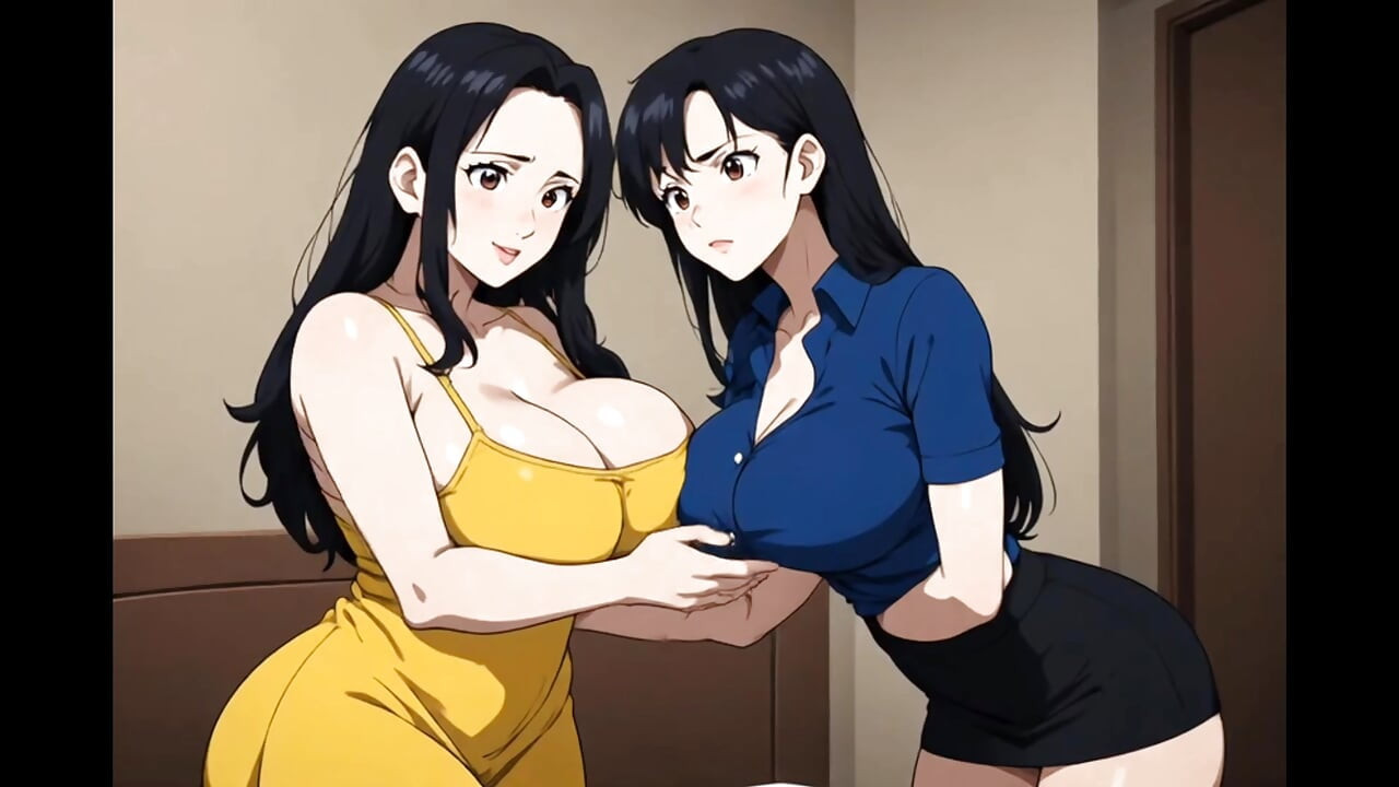 Lesbian Stepmom teaching sex bed room