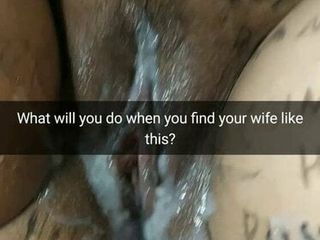 Was würden Sie tun, wenn Sie Ihre Frau nach einem solchen Gangbang gefunden hätten?