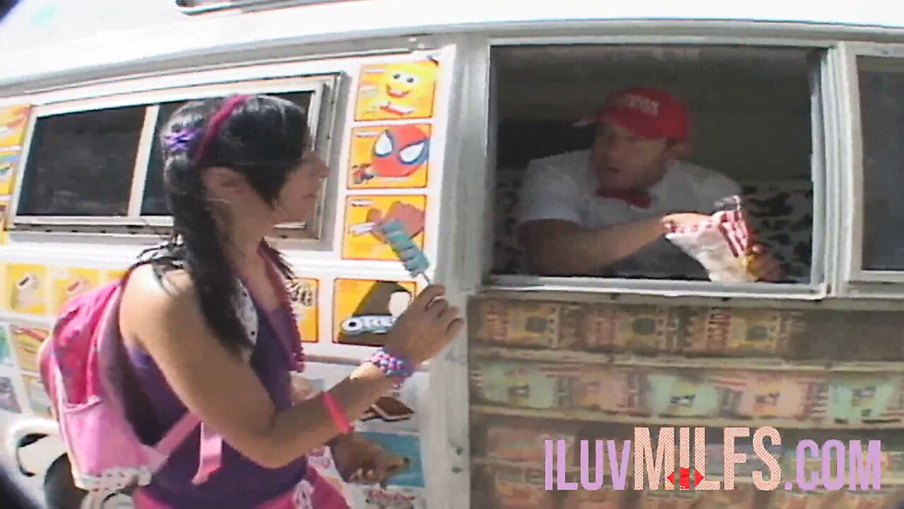 Tanned small tits slut will fuck for free ice cream