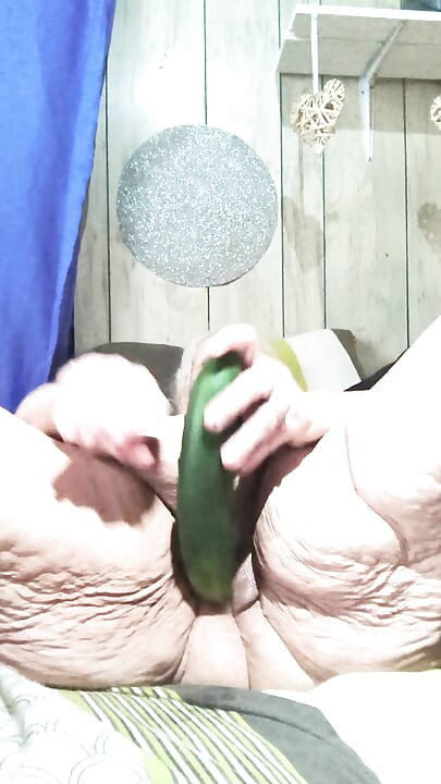 Horny Slut Who Fucks Food a Bunch