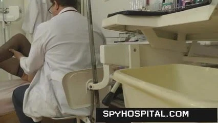 Brunette goddess gyno check-up leaked spy cam video