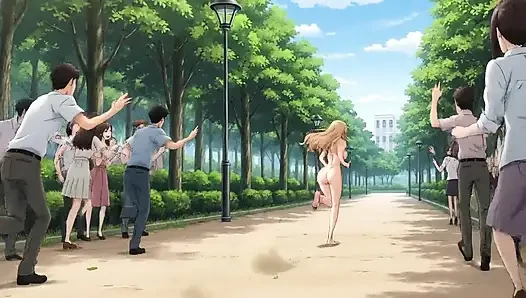 Nudity in various public places