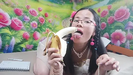 Bananenlutschen-video, mach dich speziell an