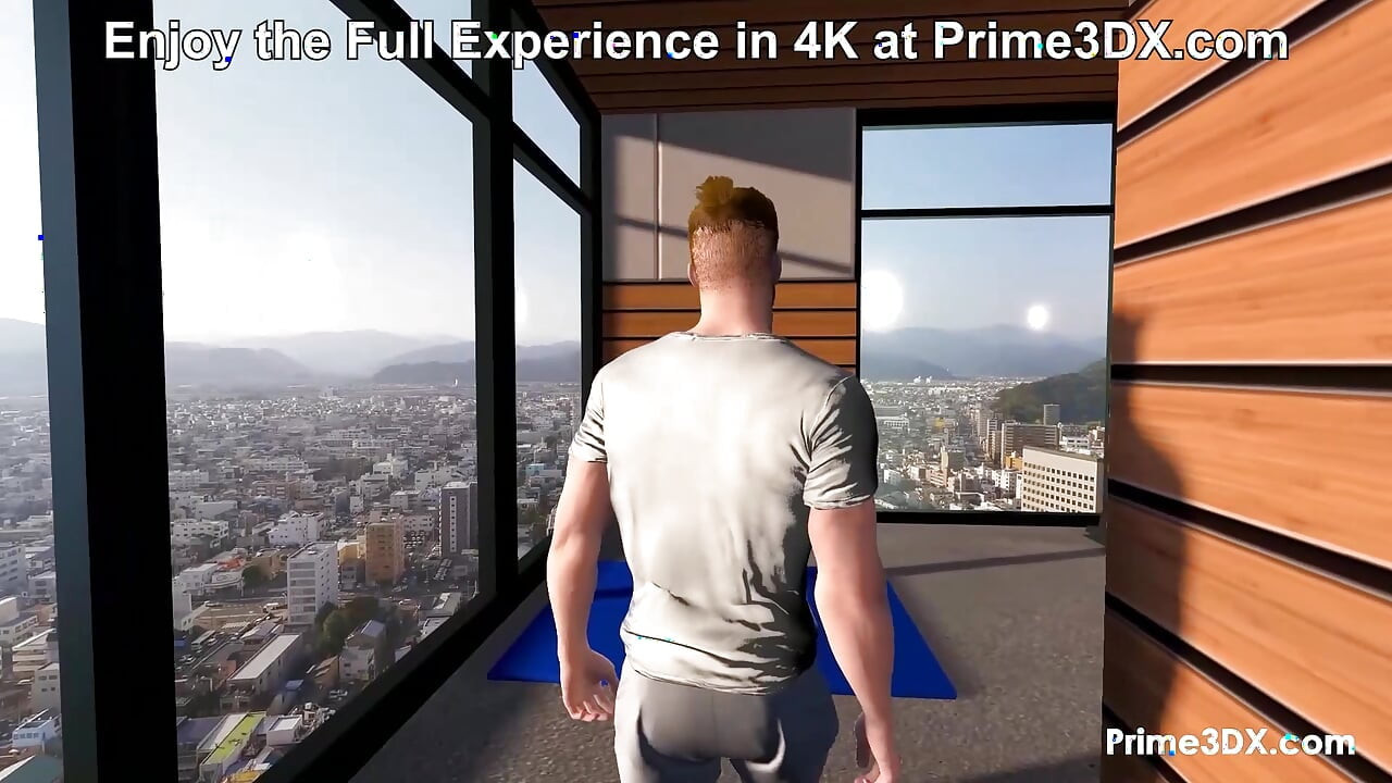 Futanari Gym Domination: Buff guy gets intensely pleasured by hung futa in a sweaty workout session at Prime3DX