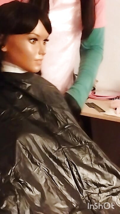 Nikki the ebony sex doll Loves vinyl BBC