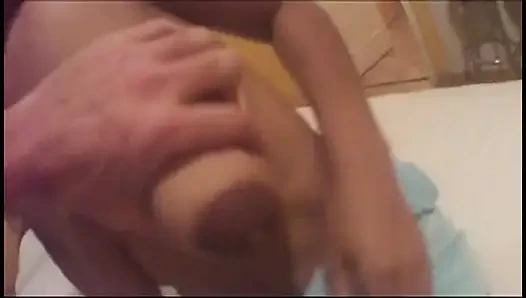 Black Slut Loves the White Hard Cock in Her Pussy!