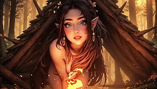 Thessia and the Hunter PART 1 ASMR JOI Ahegao Face