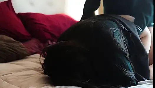 She skips classes to FUCK her best friend's boyfriend!