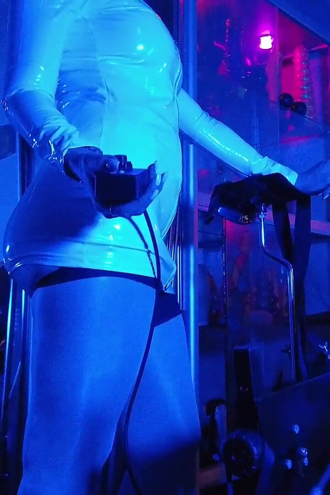 Goddess Eva Latex Domina Femdom Solo Fetish Toys Fuck BDSM Heels Pvc Big Ass MILF