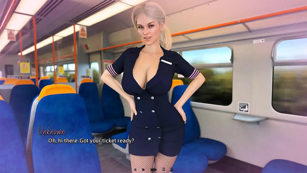 Summer heat: sexy super model in the train ep.1