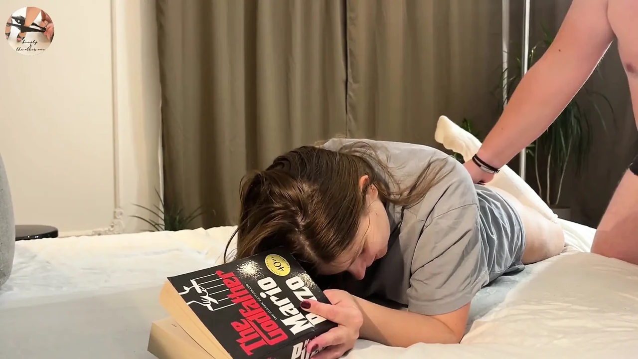 Reading was interrupted with quick ass pounding, anal creampie