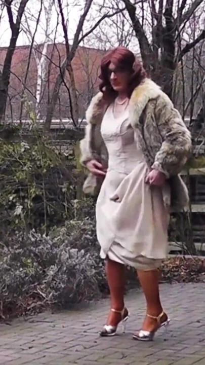Emotional moment from "Dressed like a Lady but just a randy Slut"