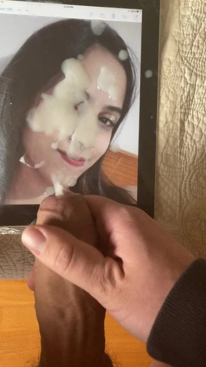 Cute girl cum tribute 6