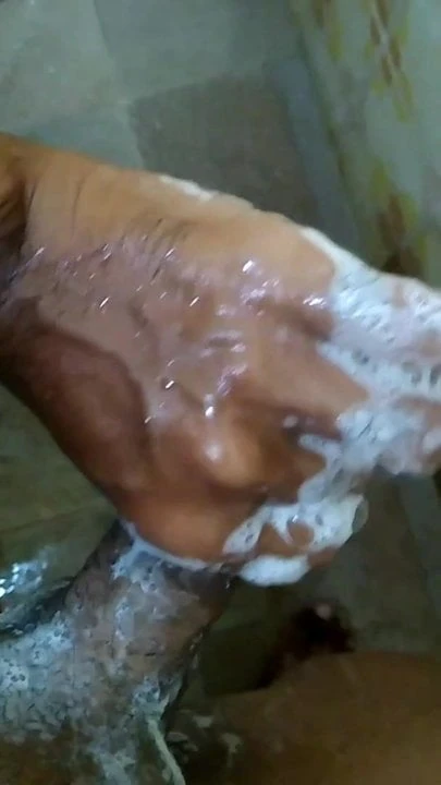 In the shower, full of lust I decided to relieve the weight