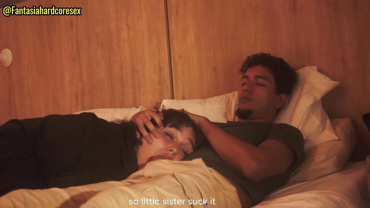 My Stepsister Swallows My Penis After Watching the Movie, They Almost Discovered Us