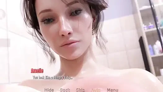 Badezimmer-sex mit meiner heißen stiefmutter