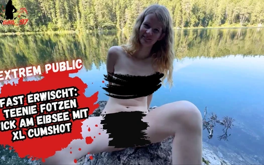 Riskanter Public Fick Am Eibsee Mit Mega Cumshot!