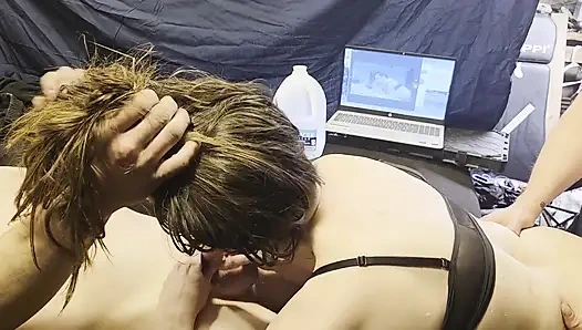 Delilah crot di mulut