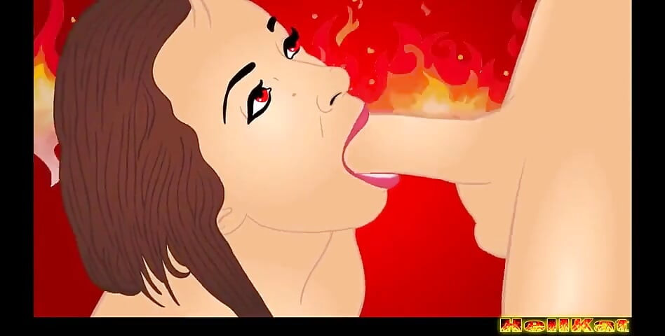 Ratu putih berpantat besar Jada Stevens awek putih berpantat besar sebagai hellcat, punggung tegar berkongkek nympho dalam anime hentai pertamanya