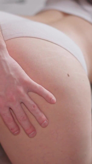 Unforgettable moment from "Rub and Fuck Stepsister's Pussy and Cum Inside!"