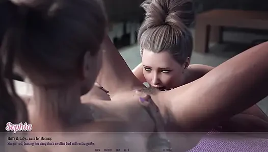 Awam 2 fyjo edition - ellie lagi asik jilat memek sophia pakai dildo ukuran XL