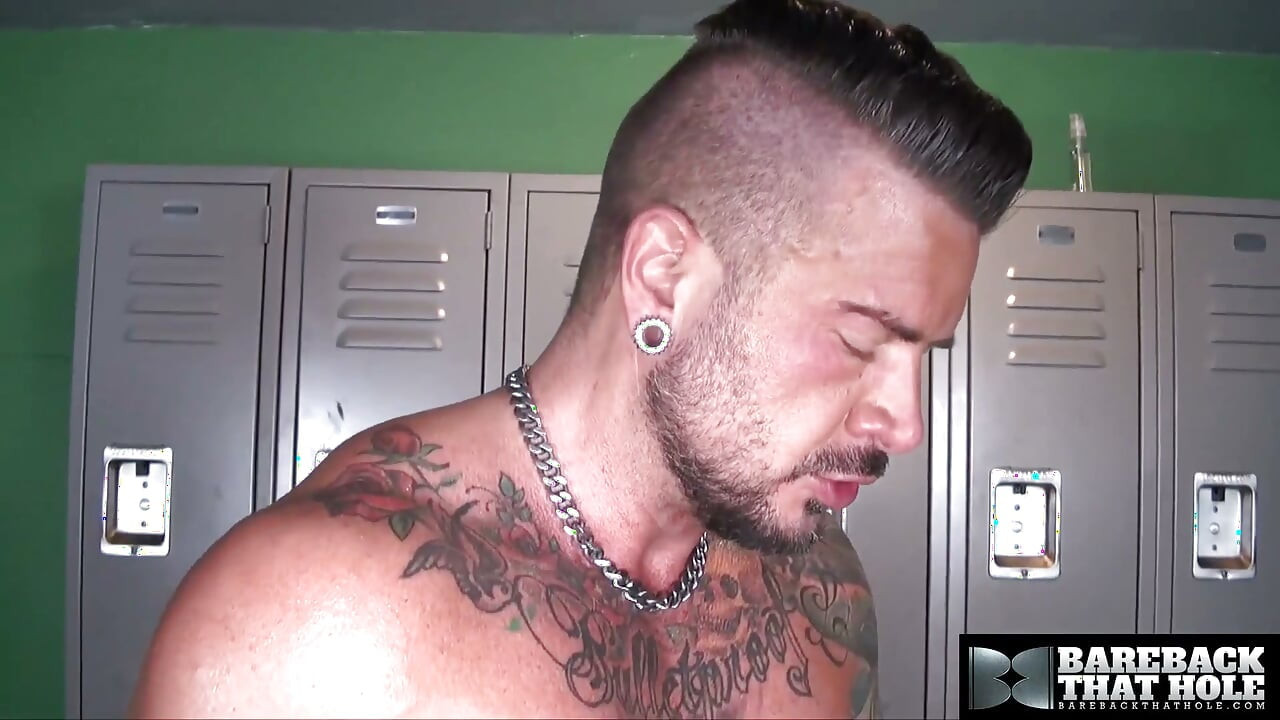 Barebackthathole Locker Room Bareback with Hairy Hunks Alessio Romero and Dolf Dietrich