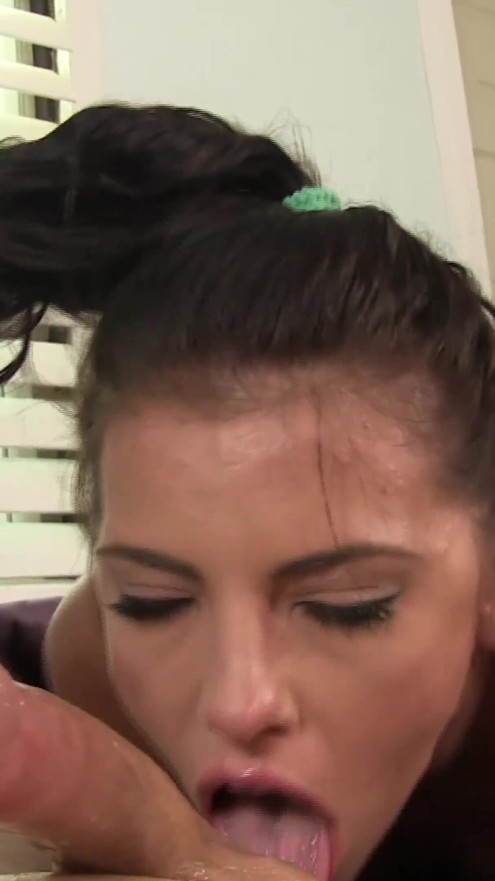 Teen rimjob cleaner Adriana Chechik