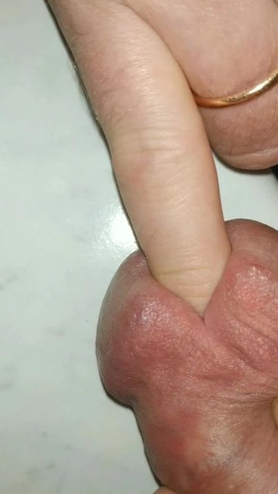 Peehole finger fucking