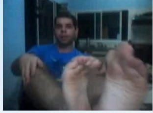 chatroulette straight male feet - soccer players