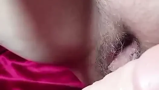 Жестко трахаю с моим дилдо