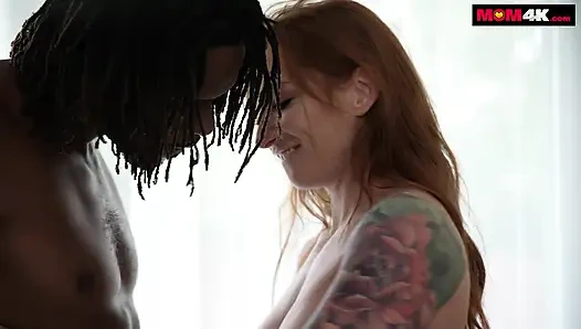 BBC Gets Trapped In Redhead MILFs Wet Cunt