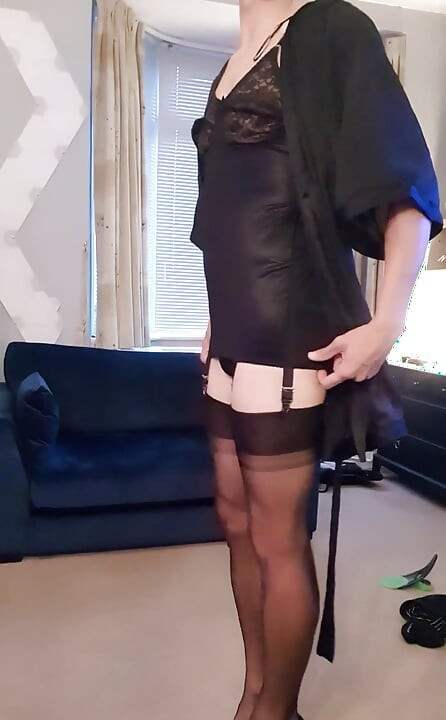 Sarung tangan hitam untuk saya