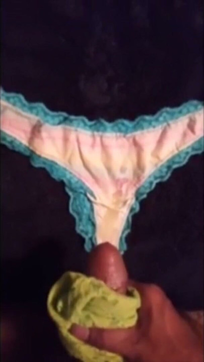 My strong pennis cumshots on my stepsister penties | Clip 2