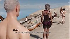 The adventurous couple #50 - Johannes met up with Mia . Anne saw Martin and they enjoyed the day at the beach