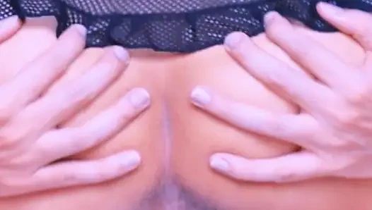 Jumping on my stepbrother's cock after the gym I'm very hot