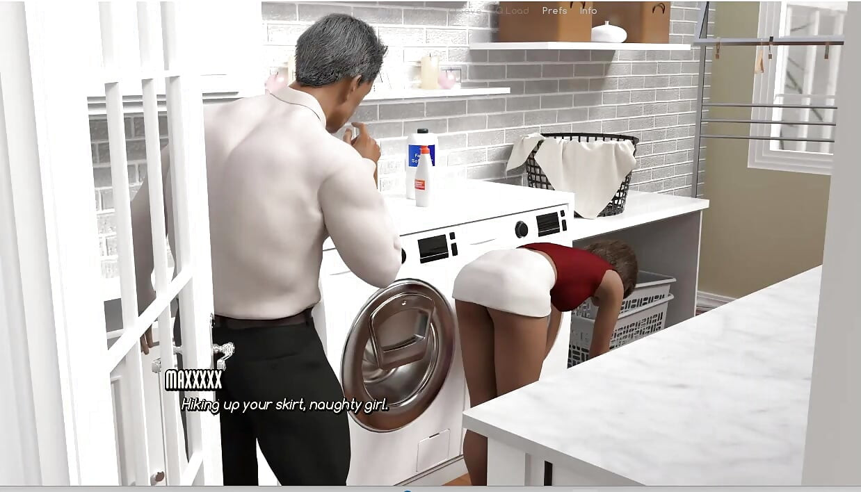 A life worth living _ gameplay - roleplay - husband friend fucks wife infront of husband in laundry room