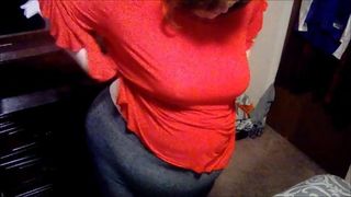 My BBW Bunny Changing Clothes