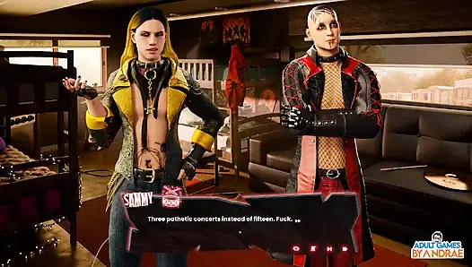 Sex, Sin & Rock'n'roll Gameplay Part 1 - Van Crash, Motel Stop & a Strange New Beginning