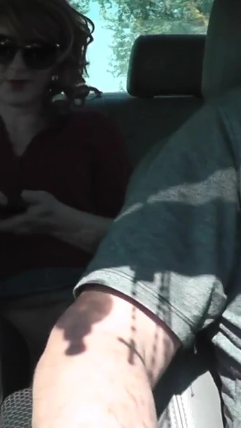Memorable moment from "Sexy MILF in stocking without panties in public stopped taxi"
