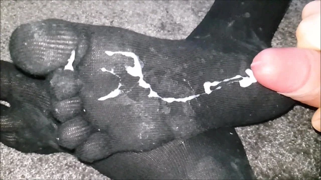 toe sock cumshots