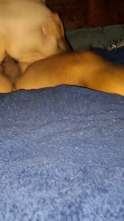 Foreplay in bed leads to her riding my cock cowgirl | Clip 2